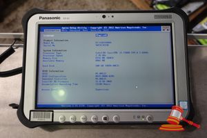 Panasonic Fz-G1 Toughpad, Intel Core I5 7300u 2.60ghz Cpu, 8gb Ram, 500gb Ssd / No Os, Heavy Screen Wear, 21140 Hours, Sn:9atsc70198 / An:Itt25714, Untested ( No Charger / Some Marks)