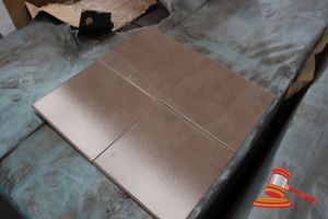 PALLET OF MOKA TILES, 200 x 200mm, 91m2 TOTAL