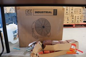 411 · INDUSTRIAL DRUM FAN, UNTESTED