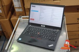 52 · LENOVO T490S, 14 INCH TOUCH NOTEBOOK, INTEL CORE i5 8265U 1.60GHZ, 8GB RAM, 256GB SSD / NO OS, SN: PC1FVNFV / AN:ITT29384, UNTESTED ( SOME MARKS / NO CHARGER )