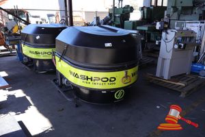 5 · 1 X WASHPOD HIGH IMPACT 1200, INDUSTRIAL PARTS WASHER, WITH CONTROL PANEL, HYDRAULIC PUMPS AND ROTATING BASKET, MOUNTED ON SKID BASE, UNTESTED