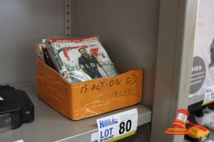 80 · BOX OF ASSORTED DVD'S