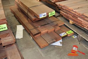 143 · PACK OF JARRAH SAWN, 100 x 25, QTY 8/1.2M, 5/1.5M (PACK ID# 18)