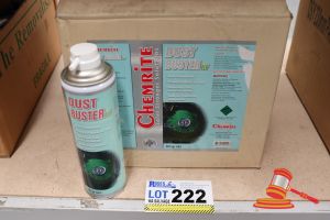 222 · 2x BOXES OF DUST BUSTER, 300g