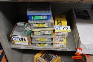 73 · BUNDLE WITH 3x BOXES OF SELF DRILLING SCREWS, BULLET HEAD NAILS AND LOW TENSILE SCREWS
