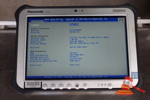 Panasonic Fz-G1 Toughpad, Intel Core I5 6300u 2.40ghz Cpu, 8gb Ram, 500gb Ssd / No Os, Heavy Screen Wear, 4300 Hours, Sn:8dtsa11732 / An:Itt23702, Untested ( No Charger / Some Marks)
