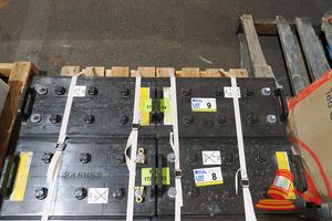 9 · 2x LEAD- ACID, 245H52 BATTERIES, APPROX 500 x 260 x 220mm HAH, 1170CCA ( S44# RITM0773953, DR# 1453 )