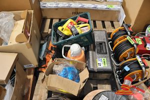 1 X First Aid Kit Case,2 X Dolphin Torches 1 X Crate Containing Hand Tools Including: Pliers, Cable Ties, Hex Keys, Various Others, 1 X 5m Twin Hose Assembly, 5mm As/Oas-5, Various , 1 X Metal Tool Box Containing: Welding Nozzles, Tips, Spanners, Various