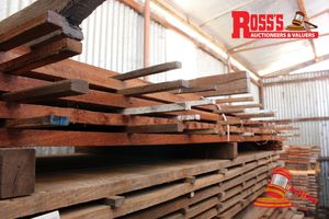 Jar217 - Jarrah Feature And Better Grade 115-130x25mm Rough Sawn Boards - @ 1.4-3.4m, Approx 85 Lm