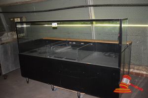 52 · Stoddart Portable Glass Front Display Commercial Refrigerator with Single Door Refrigerated Cabinet Under, Model GFRF,