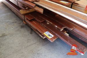 Bundle Of Recycled Jarrah Skirting, Approx 18 X 19mm, Various Lengths From 2400mm To 4000mm