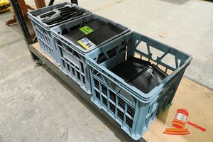 51 · APPROX 80 X ESSENTIALS COLLECTION RECTANGLE CHEFS TRAYS. BLACK. APPROX 305 X 155MM