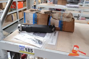 185 · BUNDLE WITH BAND-IT CORDLESS ULTRA-LOK TOOL, UNTESTED AND 2x BOXES OF 201 STAINLESS STEEL CLAMPS