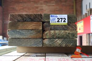 18x Lengths Of Non-Structural, H4 Treated Pine Timber, Approx 120 X 45mm X 3m