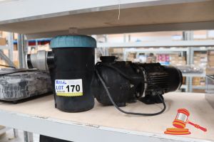 170 · AQUADRIVE POOL & SPA PUMP, MODEL: 1100, UNTESTED