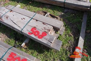 JARRAH GARDEN SLEEPERS X 7 - 28 LINEAL M, 200 X 40