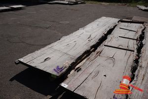 Live Edge Marri Slab Some Curl, 6.0 X 1000/1100 X 60