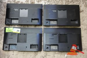 4 X Samsung 24 Inch Monitors, Model: F24t450, Untested (Some Marks / No Cables)