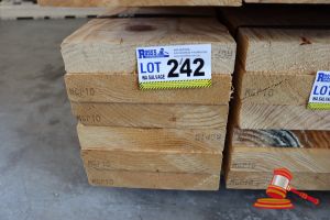 242 · 6x LENGTHS OF NON-STRUCTURAL, UNTREATED PINE TIMBER, APPROX 190 x 45mm x 2.4m