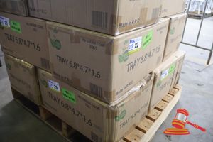 Approx 1000 X Eco Fresh Disposable Food Trays, Re-Order Code 7001, In A Box, Unopened