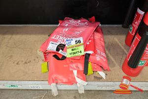 8 X Firepro Fire Blankets, Various Sizes 2026 Maintenance Tags Attached.