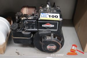 100 · BRIGGS & STRATTON SHAFT ENGINE, UNTESTED