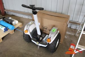 2 Wheel Self Balancing Electric Scooter, Pneumatic Tyres, 240V Electric Charger, with Manual, As New, Untested