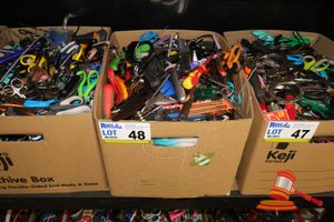 48 · BOX OF ASSORTED SURRENDERED ITEMS. NO INSPECTION