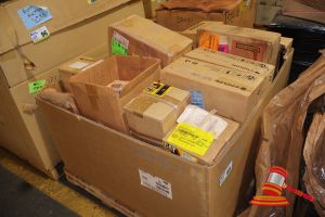 Approx 20 X Boxes Of Equipment Parts, Includes: Coolon, Komatsu, Caterpillar, Untested, (Boxed), On A Pallet