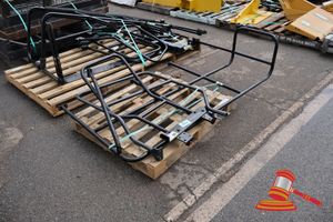 3 X Assorted Caterpillar 793f Handrails, Variety Of Sizes, Largest; 1.9m L X 290mm W X 1.2m H, Some Marks/Rust, On A Pallet