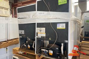 4 X Whirlpool Refrigerators, Model; Wro12sw, Approx; 850mm H X 500mm W X 560mm D, Untested, Some Marks, On A Pallet