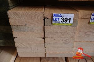 391 · 16x LENGTHS OF NON-STRUCTURAL, UNTREATED PINE TIMBER, APPROX 170 x 35mm x 2.4m