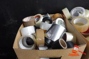 1 Box Of Assorted Tape