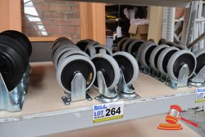 16x CASTOR WHEELS (8x FIXED, 8x SWIVEL)