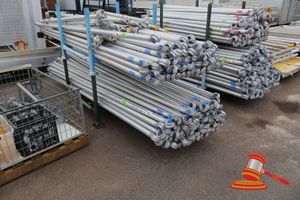 73 · APPROX; 55 CLUSTERS ALUMINIUM TUBING, APPROX; 2915MM L, SOME MARKS, IN A STILLAGE