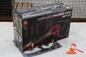 PALLET OF 40 x CARTONS (2/PER CARTON) OF URBANWORX CORDLESS 6" PRUNING SAW SETS. MODEL UXMINSAW2. UNUSED