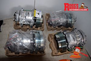 4 x Unused Sanden 24V Automotive Air Conditioning Compressors, Types SD7H15 & 7H15