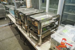 58 · 6x TRENTON ROLL TOP CHAFER 1/1