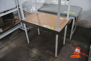 2 X IKEA TABLE, LINNMON, MODEL: 204.902-10, L100 X W600 X H740 (SOME MARKS)
