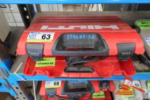 63 · 1 X HILTI ELECTRIC DEMOLITION HAMMER (IN CASE), MODEL: TE 30-C, SN: 03-0217017-BU-16, 240V, (UNTESTED)