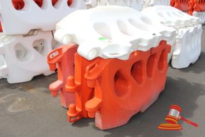 30 · 4 x Water Fill Barriers, Make: Alliance Mouldings, Model: Trafix2000, Approx Overall Dimensions: 2000mm x 900mm, including 1 x White and 3 x Orange