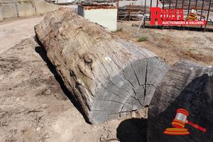 ALL217- MILL LOGS 800-1500mm (Diameter) x 3.6m Jarrah HALF LOG
