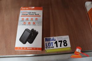 Solar Charger Power Bank, 1000 Mah