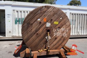 Cable Roll Protolon Mining Trailing Cable, 500m, 3 X 50mm On Timber Frame, Approx Size (S44#Ritm0816095)
