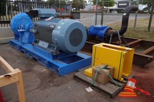 2020 Duchting Pumpen Centrifugal Pump, Model: Wrx200 650-Hd, With Abb Electric Motor, 985kw, Sn:3g1f2039704280, On Metal Transport Frame