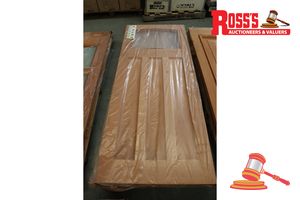 TIMBER DOOR WITH PANEL (NO GLASS), CODE: ED 58, 2040 x 820 x 40mm
