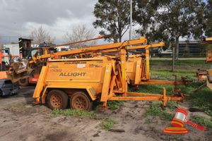 44 · 2013 Allight Lighting Trailer Orange Reg #: Unlic VIN: 6JETRAMLTDLU10584 Features: Ring Hitch, 6 x Lights, Jockey Wheel, Stabilising Legs, s/n: U10584, Model# MS9K-10 (Asset # S44#RITM0559939, DR#52589), (Disp# FL#17H3932) Condition: 1 X LH tyre flat, 1 RH tyre flat Panel: GOOD, Paint: GOOD, Tyres: GOOD, Floor: GOOD, Overall Condition: GOOD