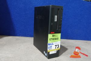 73 · LENOVO THINKCENTRE M920S PC, INTEL I5 8500 CPU 3GHZ, 8GB RAM, 256GB SSD, NO OS, UNTESTED SN: PC12D7PN / AN: ITT25870, UNTESTED (SOME MARKS / NO POWER CABLE)