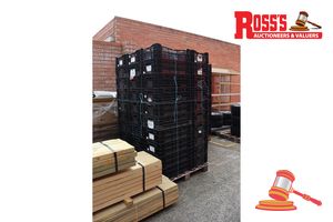 322 · PALLET OF STACKABLE CRATES