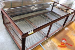 88 · METAL STILLAGE 3mm x 50mm x 50mm MESH SIDES APPROX DIA L2600mm x W1200mM x H650mm